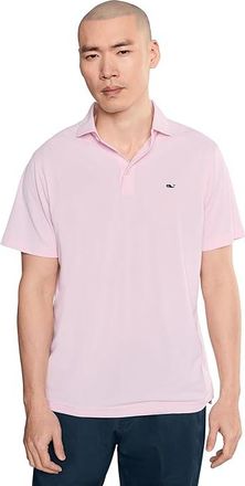 Vineyard Vines Sankaty Pique Polo Mens Clothing Pink Drink : 2XL, Polyester/Spandex