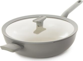 Berghoff Leo Balance Nonstick Wok & Lid Set in Moonmist at Nordstrom Rack