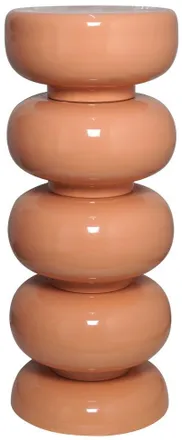 Richmond Interiors Design Blumen- und Dekos&auml;ule Jari, &oslash; 35 x 86 cm, Blush