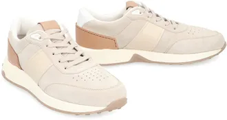 Tod's Suede and Leather Sneaker - Beige