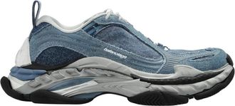 Balenciaga Sneaker Triple S 2 - Dames - Sneakers - Blauw - 38 EU - Denim - Schoenen