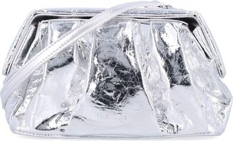Themoirè Themoirè Afrodite Metallic Silver Clutch