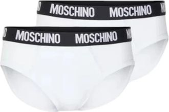 Moschino Zijden Slip Set Lingerie - Heren - Onderbroek - Wit - XS - Ondergoed