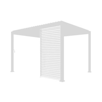 Sweeek Persianas de aluminio 1 3m, blanco