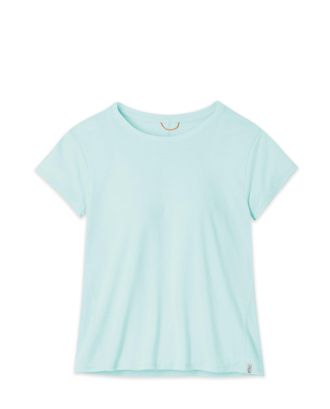 Stio | Womens Divide Tee Shirt Short Sleeve, Size Extra Small in Windchill Heather | Cotton