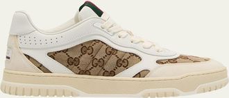 Gucci ReWeb GG Low-Top Leather Sneakers