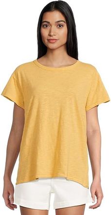 Mod-o-doc Short Sleeve Favorite T-Shirts Womens Clothing Sandcastle : LG (US 12-14), Cotton