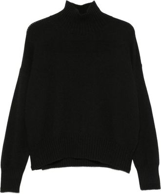 Aragona Roll-neck Ribbed-trim Sweater
