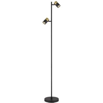 Globo Lighting Lampada da terra multibraccio nero opaco 2x GU10