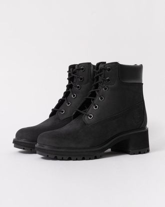 Timberland Kinsley Mid Womens Waterproof Boots - Black Leather - Size UK 5