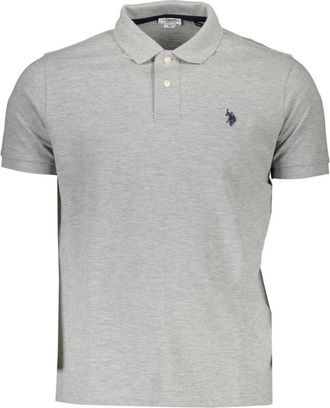 U.S.Polo Association Sport Polo Casual Logo Grigio - Heren - Polos - Grijs - 3XL - Katoen - Tops