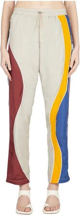 Ahluwalia Studio Idi Track Pants - Dames - Straight fit broeken - Beige - XS - Broeken