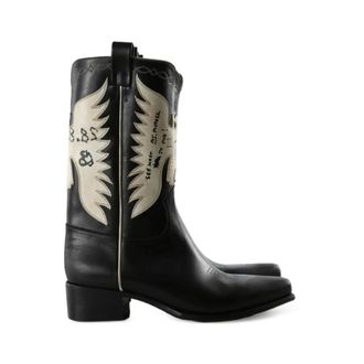 Enfants Riches Deprimes Detox In Alabama Cowboy Boots - male - Enfants Riches D&eacute;prim&eacute;s - Cowboy & Biker Boots - Black - 8 UK - Shoes