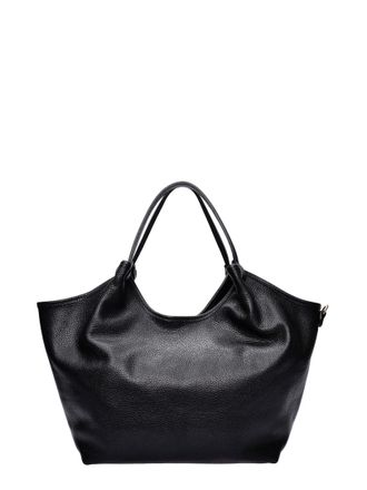 Isabella Rhea Zwart Rundleer Tas