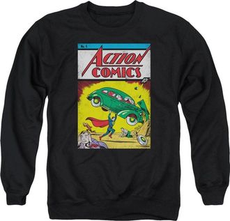 Gildan Superman Action No. 1 Adult Crewneck Sweatshirt