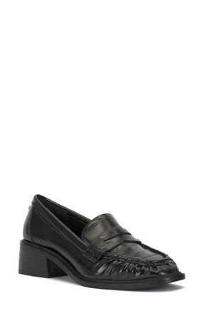 Vince Camuto Eshnie Penny Loafer Pump in Black at Nordstrom, Size 7.5