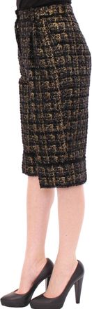 Dolce & Gabbana Womens Black Fabric Shorts Pants