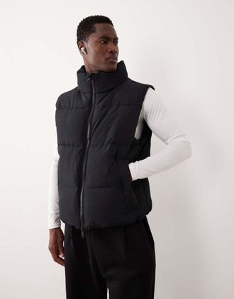 Abercrombie & Fitch YPB - Gilet nero accollato