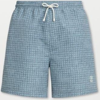Brunello Cucinelli Nylon swim shorts in Slate at Nordstrom, Size X-Small Eu