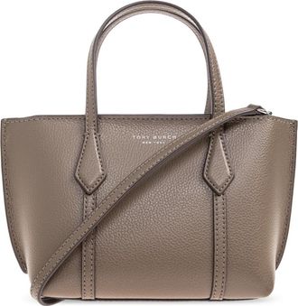 Tory Burch Handtas Perry Mini - Dames - Handtassen - Grijs - ONE Size - Katoen - Tassen