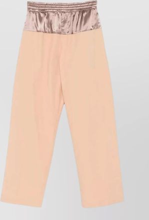 Dries Van Noten pablo wide leg satin trim shorts