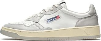 Autry Autry Medalist Low Leather Grey White AULM-WB10