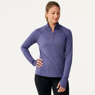 Brooks Womens Dash Half-Zip Top Blue XXL