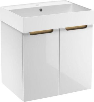 Puma Naturel - Mobile bagno Natural Stilla 60x60x45 cm bianco con lavabo (STILLAD06033U2)