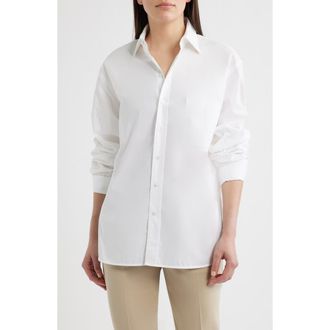 BOSS Saturday Button-Up Shirt in Bright White at Nordstrom, Size 12