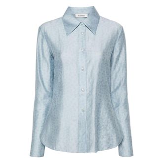 Rodebjer Dames, Blouses & Shirts, Blauw, Maat: XS