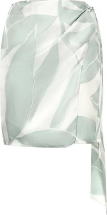 Max Mara Mxmstrano Pareo Rok - Dames - Korte rokken - Groen - XS - Rokken