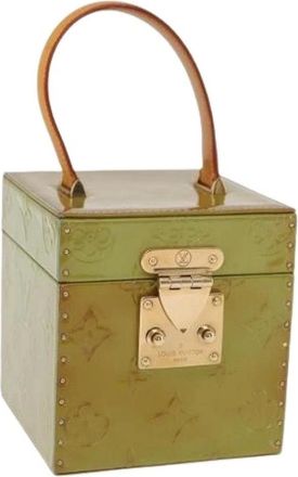 Louis Vuitton Pre-owned Handbags, female, Green, Size: ONE SIZE Pre-owned Leather Handbag