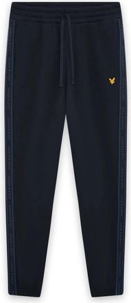 Lyle & Scott Sports Tape Joggers - Heren - Sweatpants - Blauw - S - Katoen - Broeken