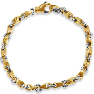 Pompeii3 Mens Link Rolo 14k Gold (24gram) or Platinum (38gram) 5mm Bracelet 8