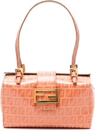 Fendi 20th Century Zucchino Crystal shoulder bag - Arancione