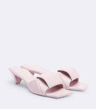 Loewe Origami leather mules