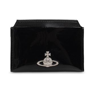 Vivienne Westwood Accessoires, Dames, Zwart, ONE Size, Logo Kaarthouder