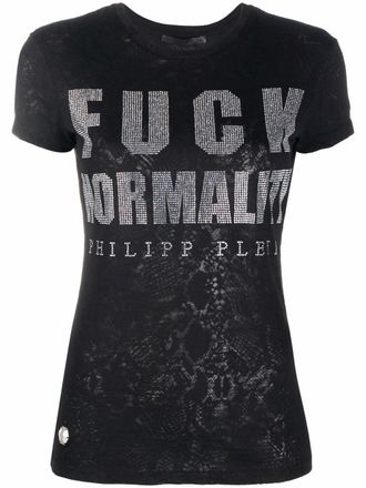 Philipp Plein T-shirt con decorazione - Nero