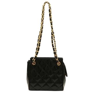 Chanel Pre-owned Vintage Schoudertas - Dames - Pre-owned - Zwart - Maat: ONE Size Leer