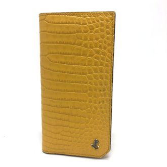 Jimmy Choo London Leather Long Wallet (Bi-Fold) (Pre-Owned)