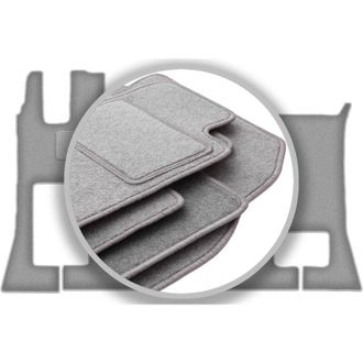 OEM Alfombrillas Grises Para Mercedes Actros Mp5 (2019-)