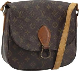 Louis Vuitton Pre-owned Monogram Schoudertas - Dames - Vintage Schoudertas - Bruin - ONE Size - Leer - Vintage