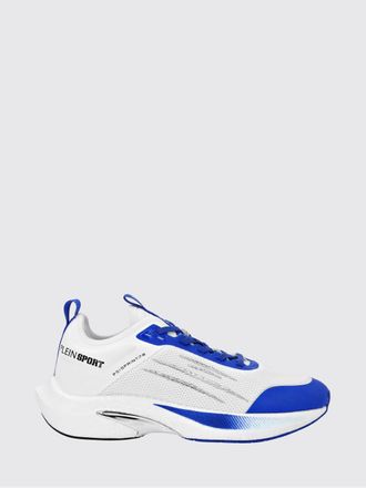 Plein Sport PS/Sprint-78 Two-Tone Mesh Trainers with Printed Logo