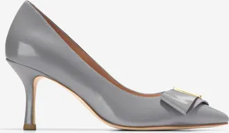 Cole Haan Womens Felicia Bow Pumps - Grey Size 10.5