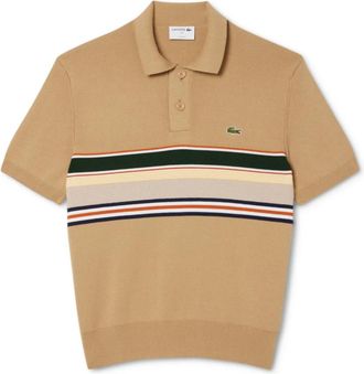 Lacoste Heren Trui in Klassieke Stijl - Heren - Polos - Beige - L - Tops