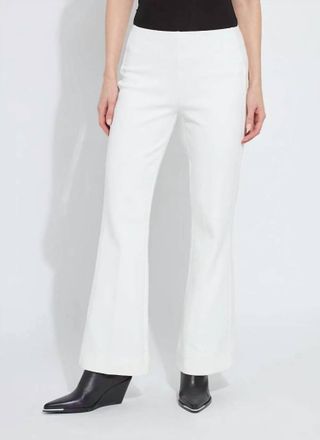 Lyss&eacute; Pull On Pant In Snow White
