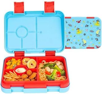 OEM Fiambrera Bento Para Adultos Con 5 Compartimentos Separados, A Prueba De Fugas Y Libre De Bpa, Ideal Para Almuerzos, Meriendas Y Viajes