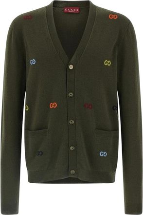 Gucci Heren, Truien, Groen, Maat: XL