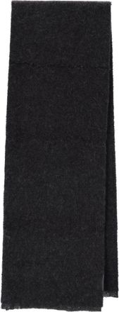 Christophe Lemaire Brown Textured Alpaca-Blend Scarf