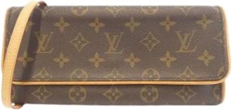 Louis Vuitton Pre-owned Clutches, female, Brown, Size: ONE SIZE Pre-owned Canvas Clutch